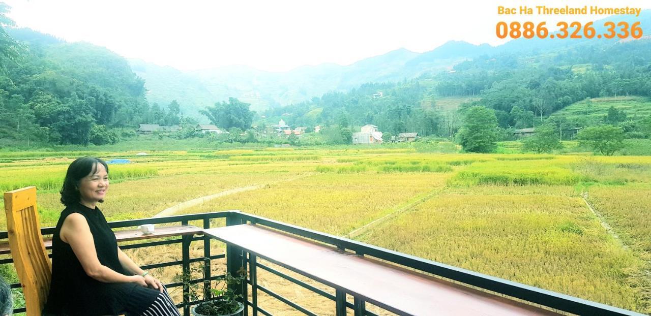 Bac Ha Threeland Homestay Exterior foto