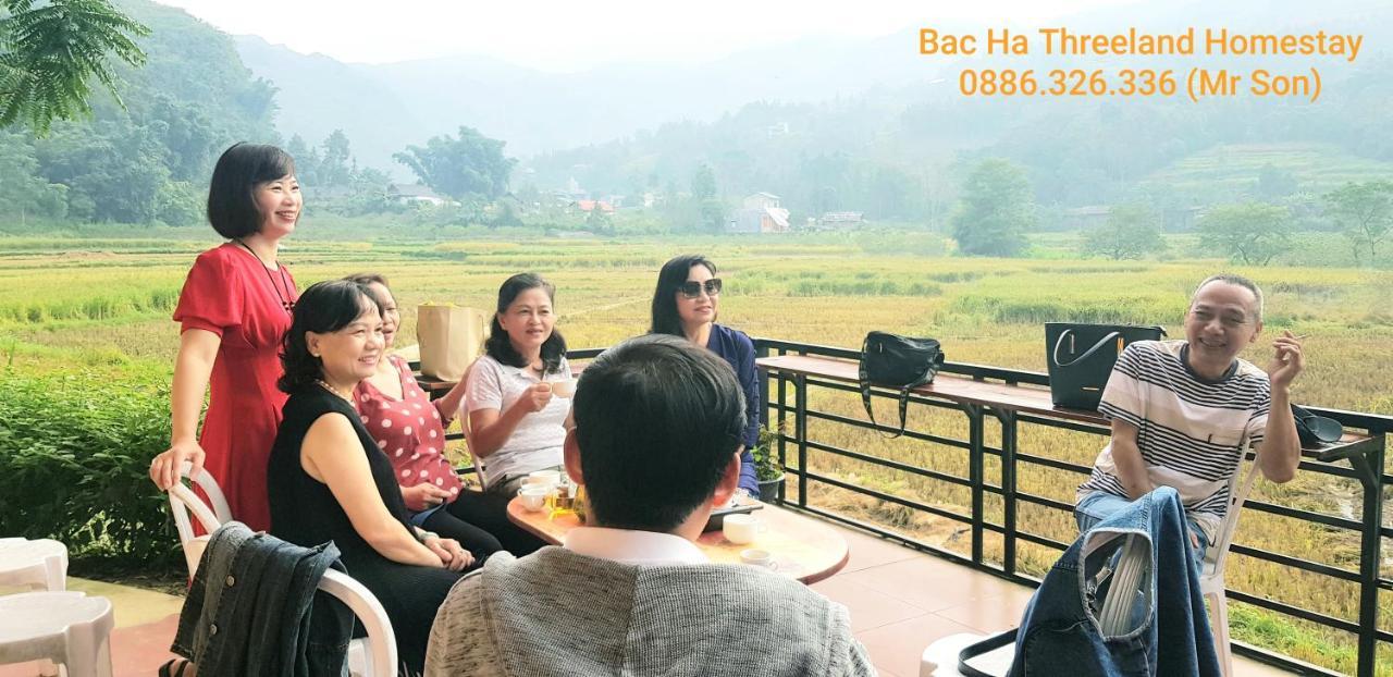 Bac Ha Threeland Homestay Exterior foto