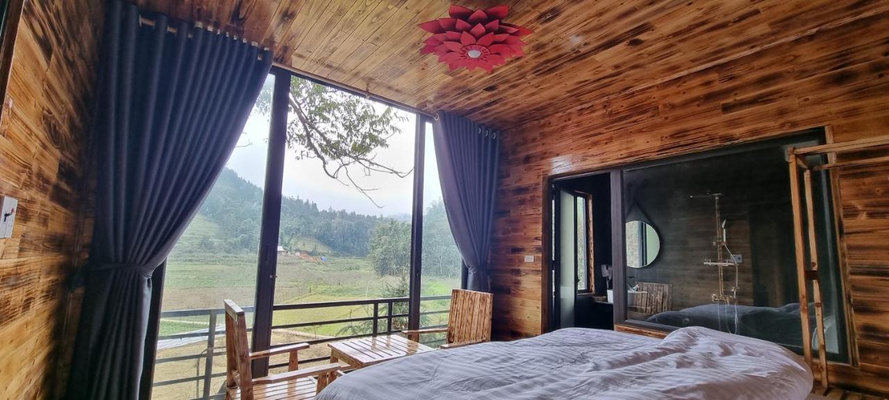 Bac Ha Threeland Homestay Exterior foto