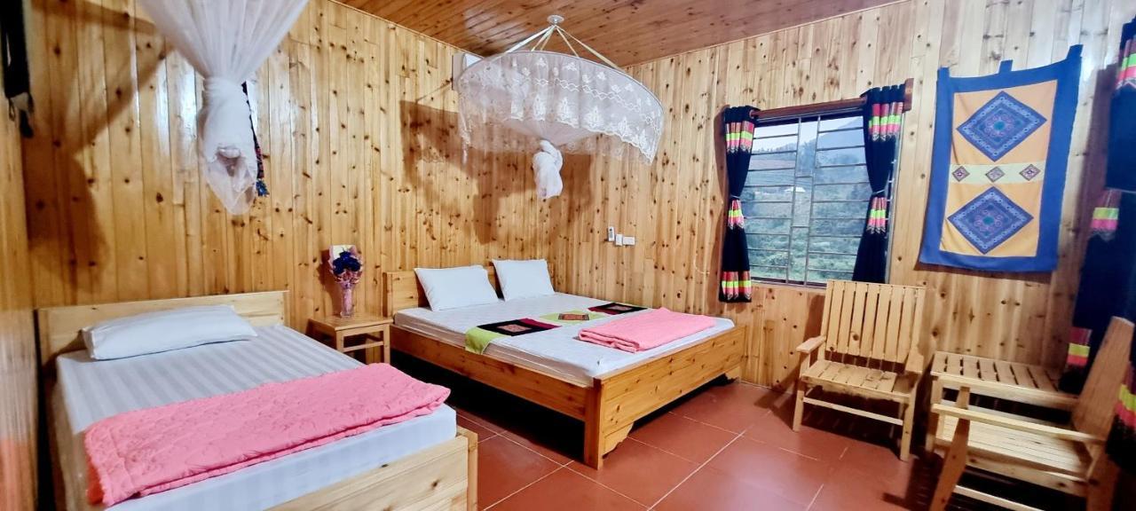 Bac Ha Threeland Homestay Exterior foto