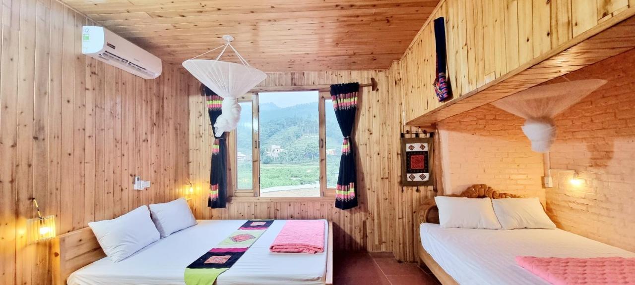 Bac Ha Threeland Homestay Exterior foto