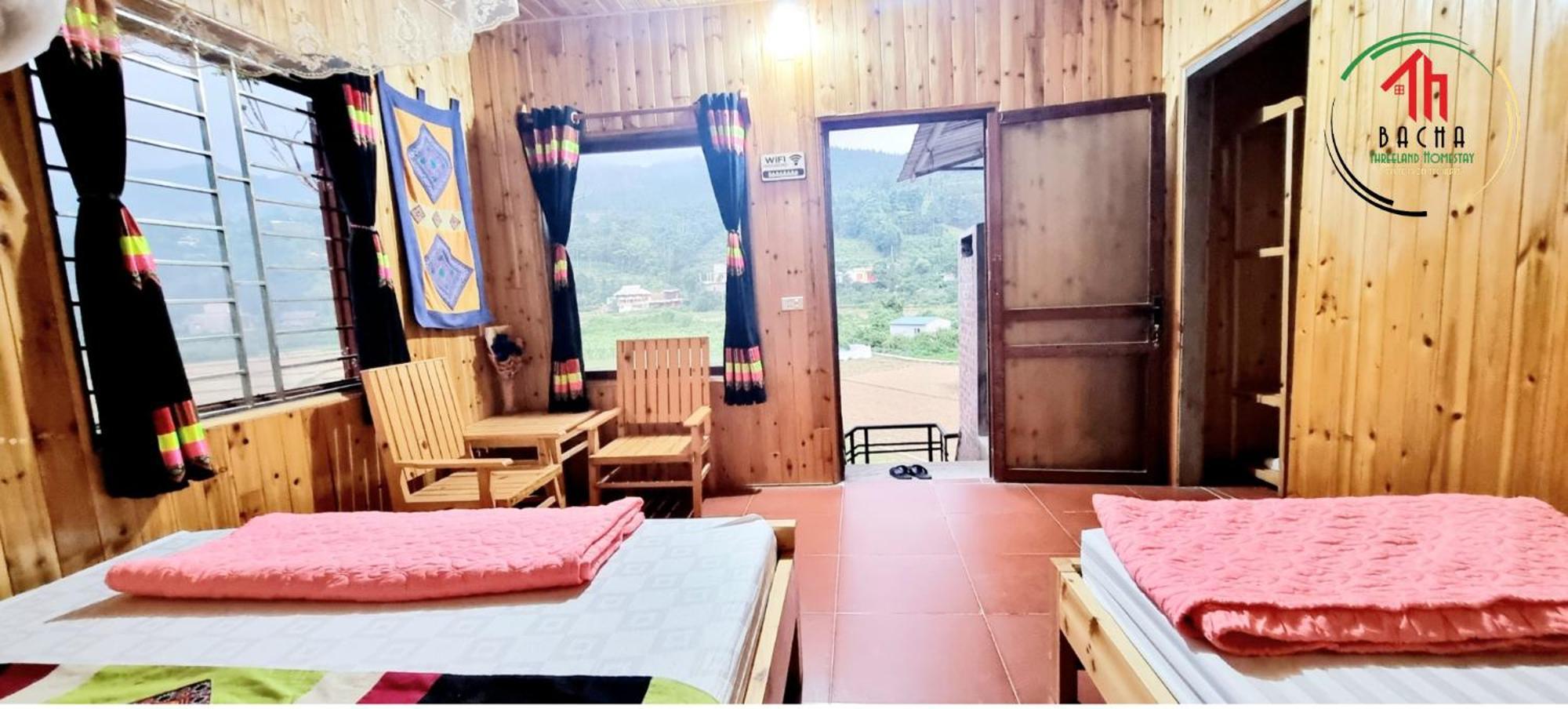 Bac Ha Threeland Homestay Exterior foto
