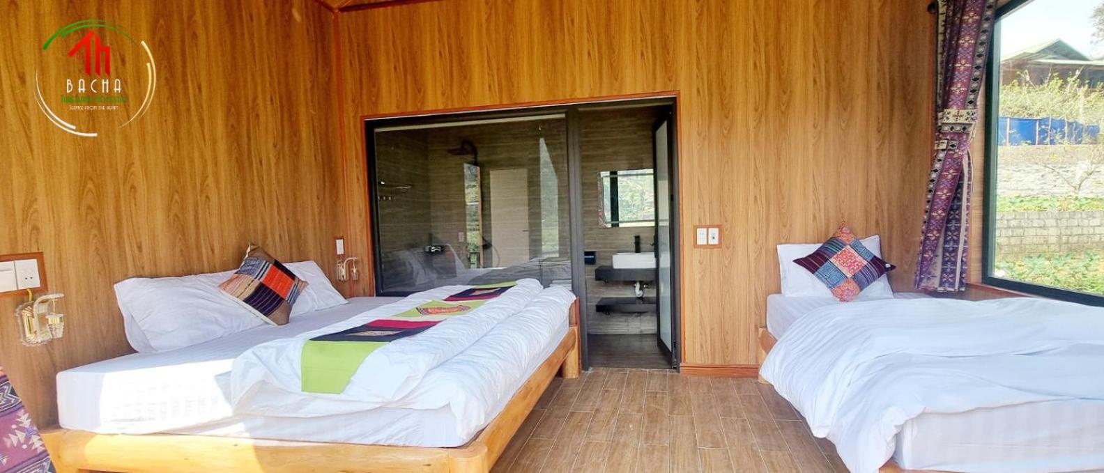 Bac Ha Threeland Homestay Exterior foto