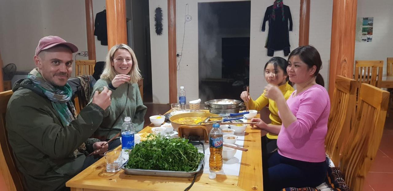 Bac Ha Threeland Homestay Exterior foto