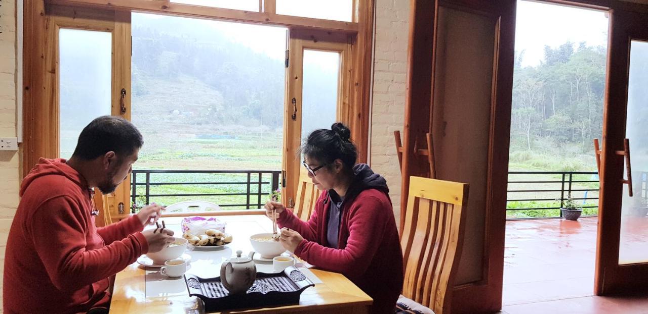 Bac Ha Threeland Homestay Exterior foto
